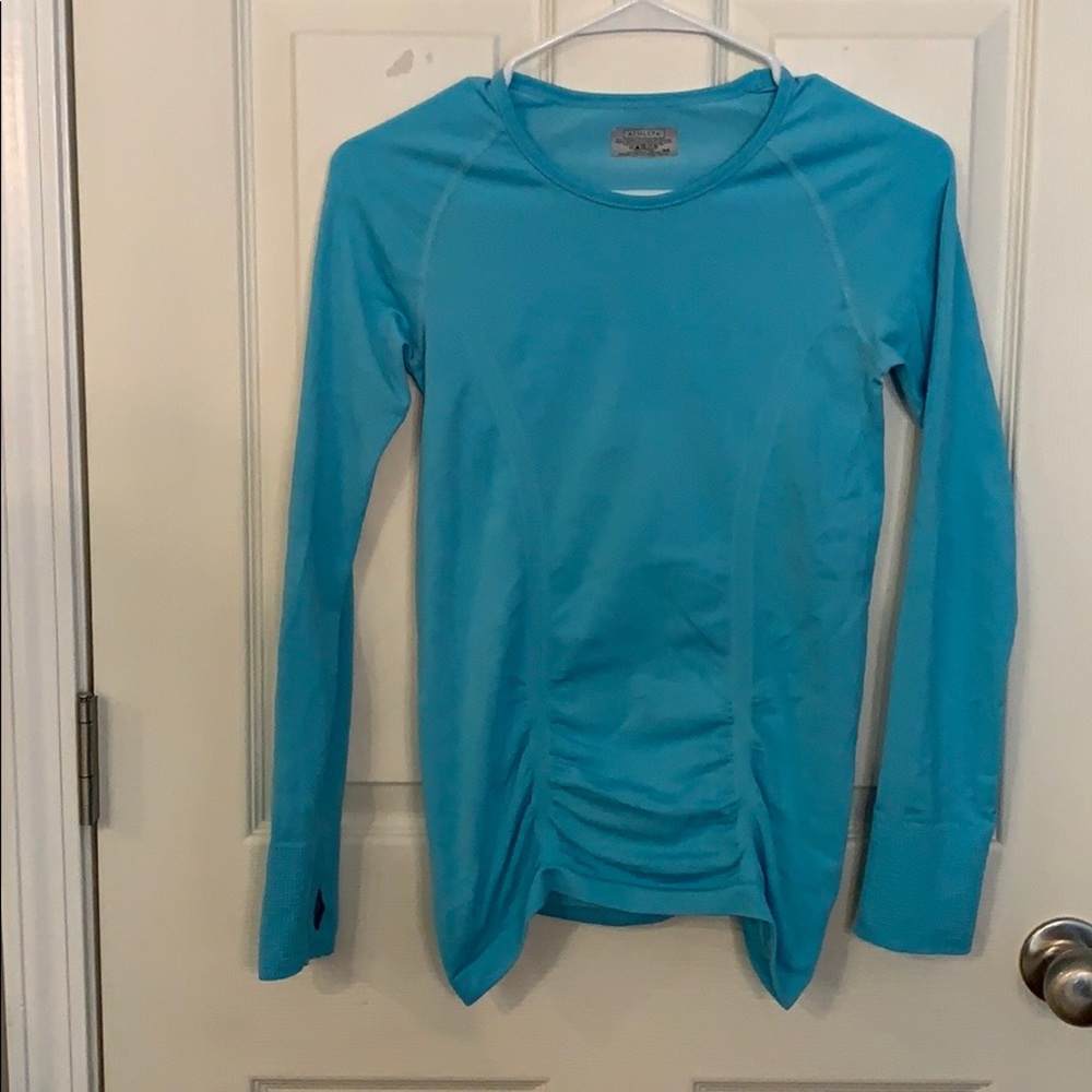 Athleta skyline fast track top with thumb holes